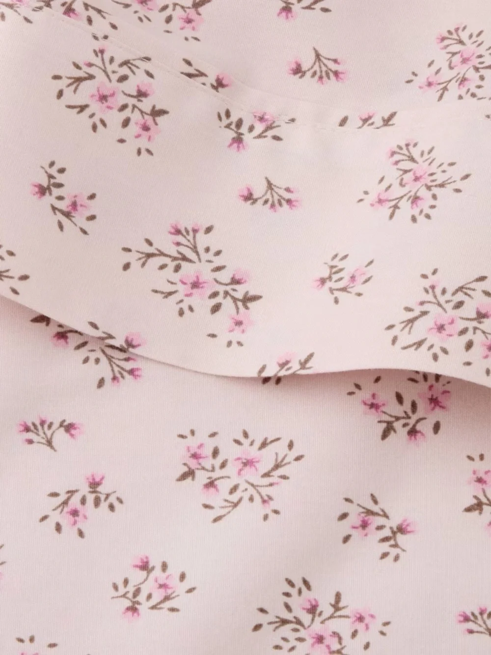 OnHand! Hollister Target FULL Percale Sheet Set Ditsy Floral Pink College Dorm